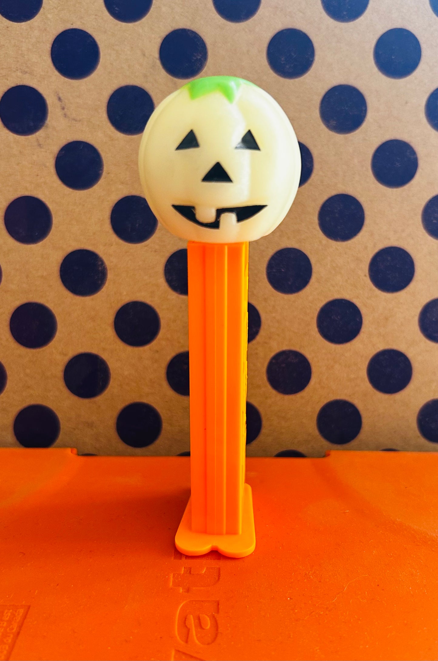Set of two - Rare Glow in the Dark and Crystal Pumpkin Heads 1980