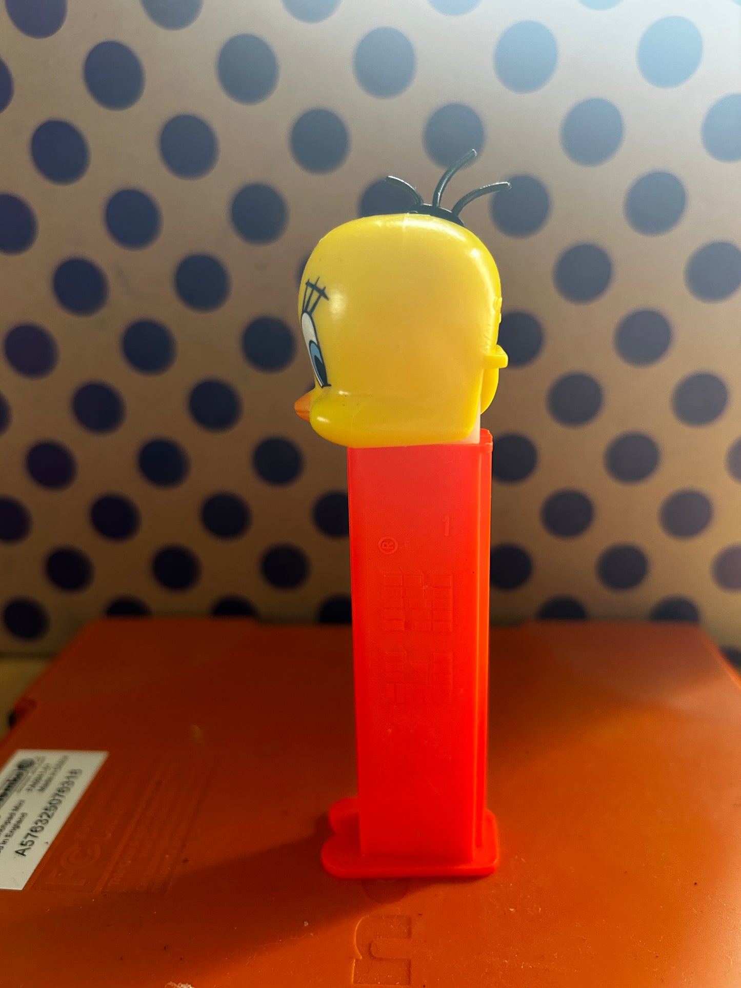 Vintage Tweety & Sylvester PEZ Pair — Rare Neon Red Stem + Bright Pink Stem