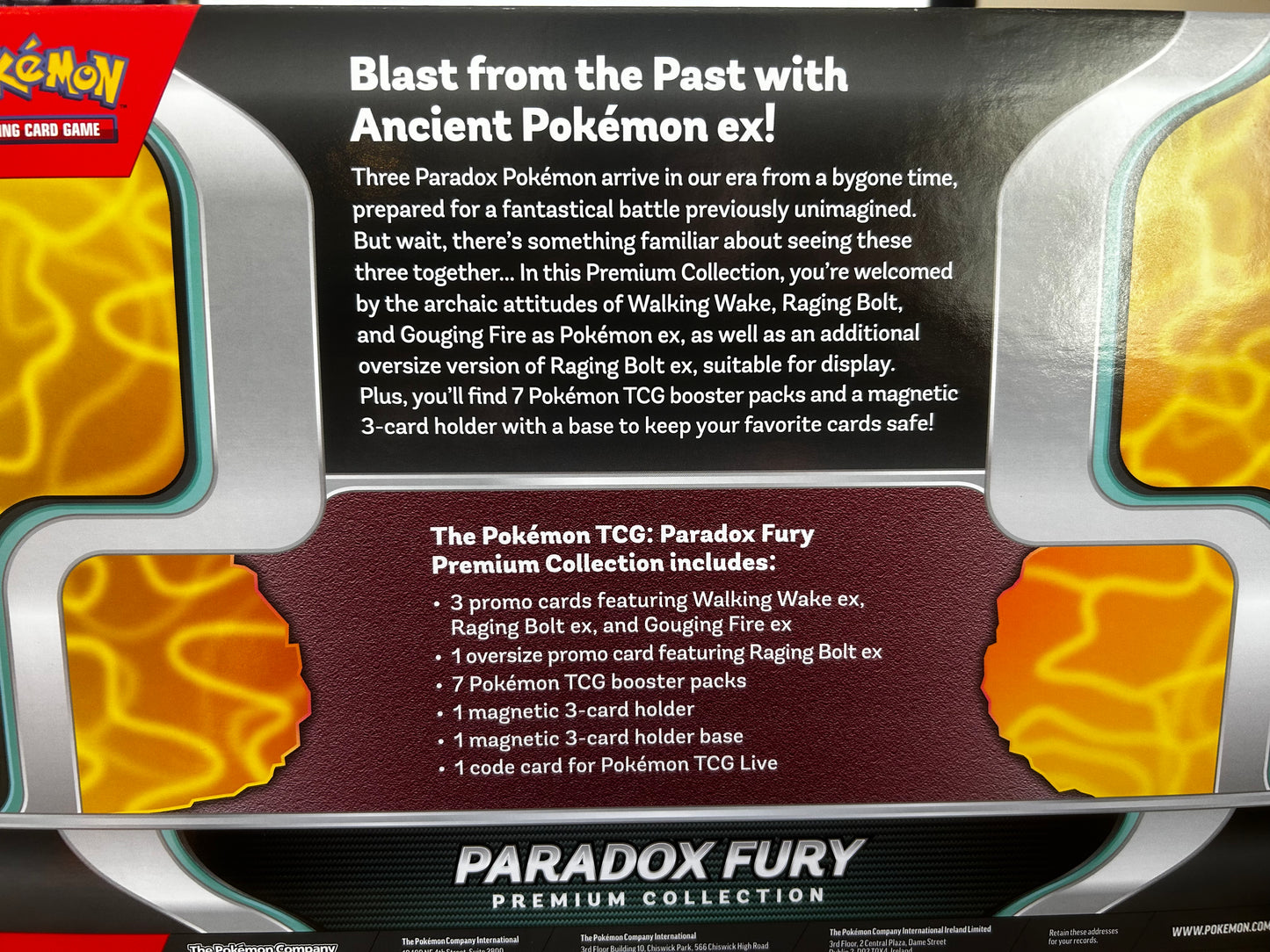 POKÉMON TCG Paradox Fury Premium Collection