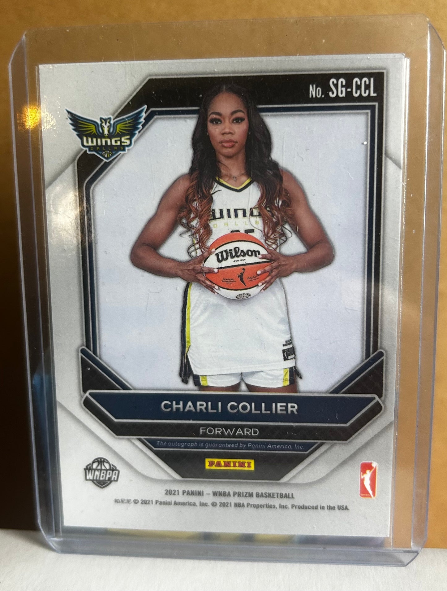 WNBA - Charli Collier Rookie Card (Prizm Signatures 2021)