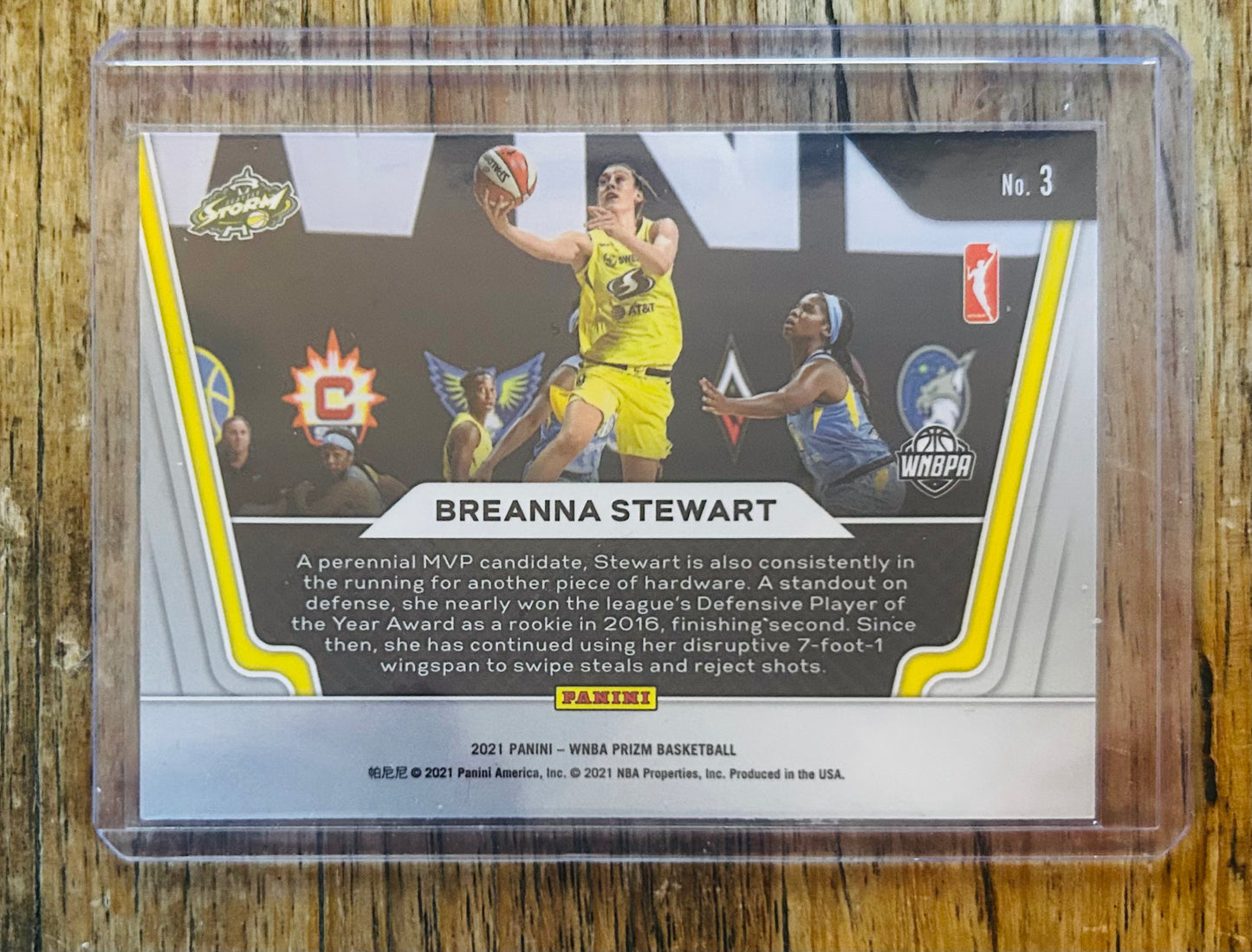 2021 Panini Priz Widescreen #3 - Breanna Stewart