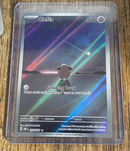Cleffa Illustration Rare - Obsidian Flames