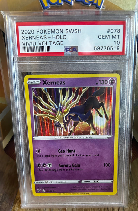 2020 PSA 10 Xerneas Holo