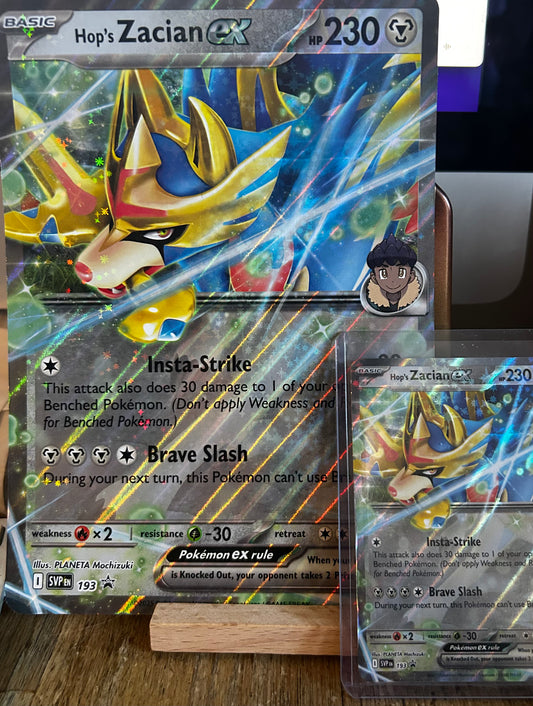 Hop's Zacian Ex Jumbo Promo