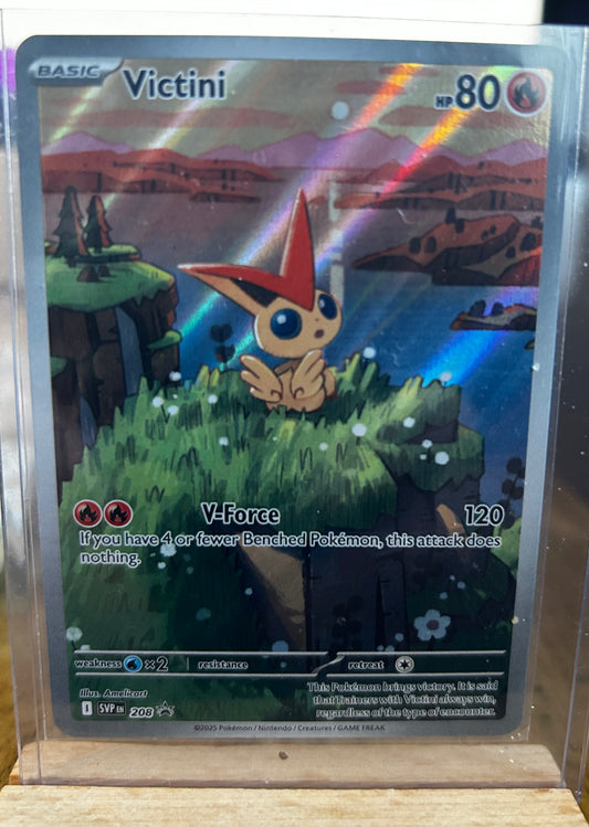 Victini Scarlet and Violet Black Star Promo