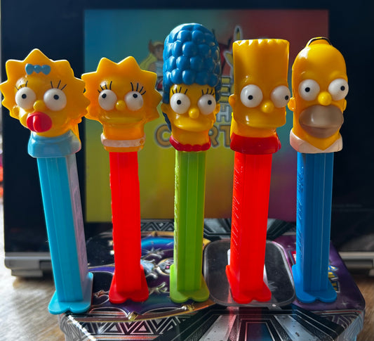 Simpsons Pez - the whole fam!