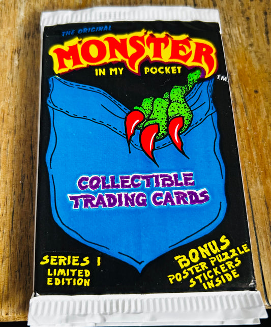 Monster in my Pocket Trading Cards (New and sealed 1991)