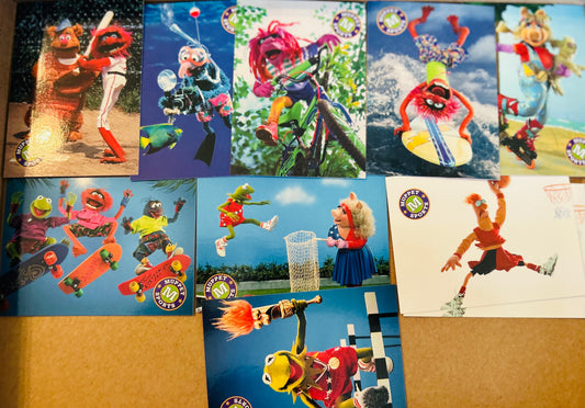 Muppets Trading Cards (1993) Sports Collections set of 9