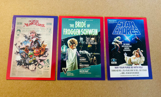 Muppets Trading Cards (1993)-  Movie Poster Parody Set