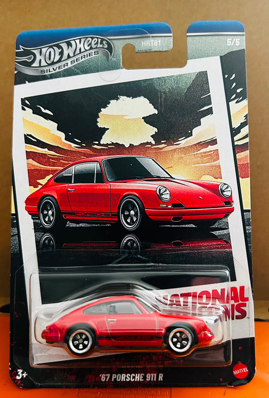 Hot Wheels – '67 Porsche 911 R (Silver Series – National Designs)