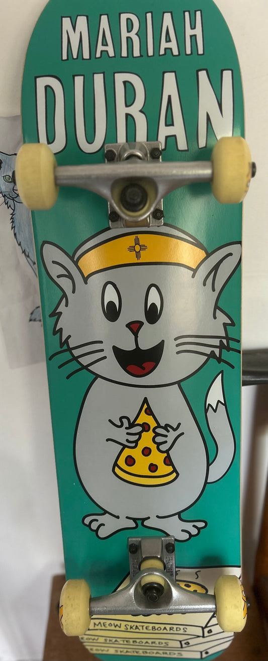 Mariah Duran Pro Model – Meow Skateboards “Pizza Cat” Complete (8.0")