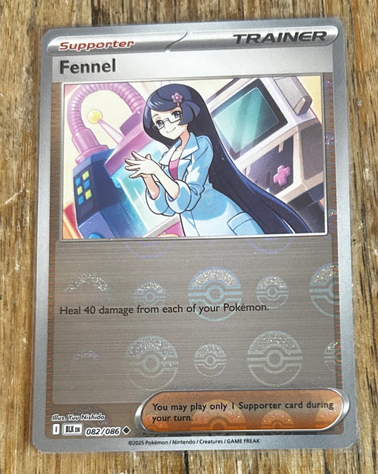Fennel Pokeball Holo Black Bolt