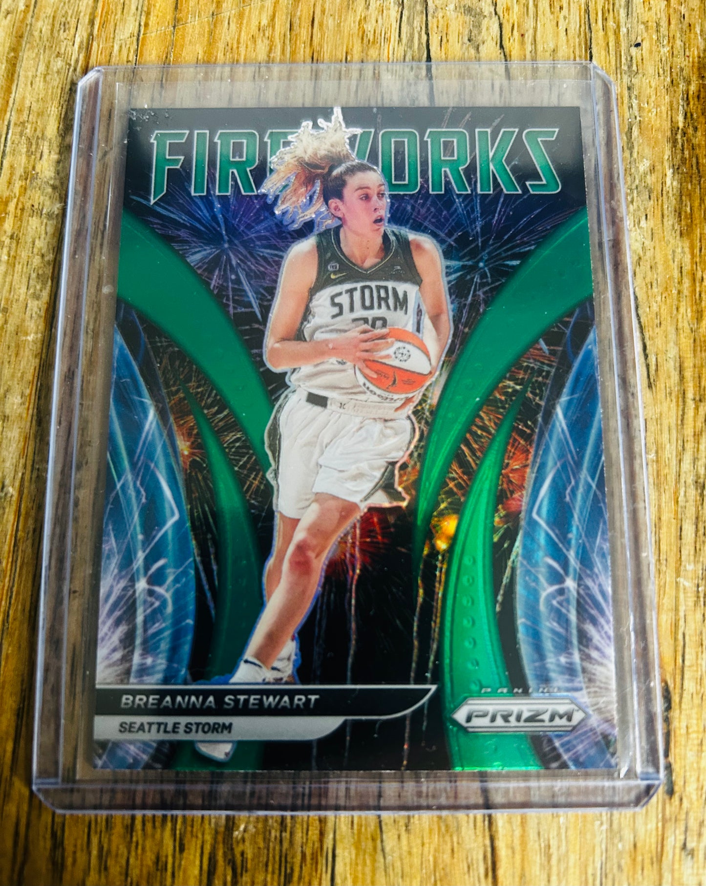 2022 #15 Breanna Stewart WNBA Green Prizm