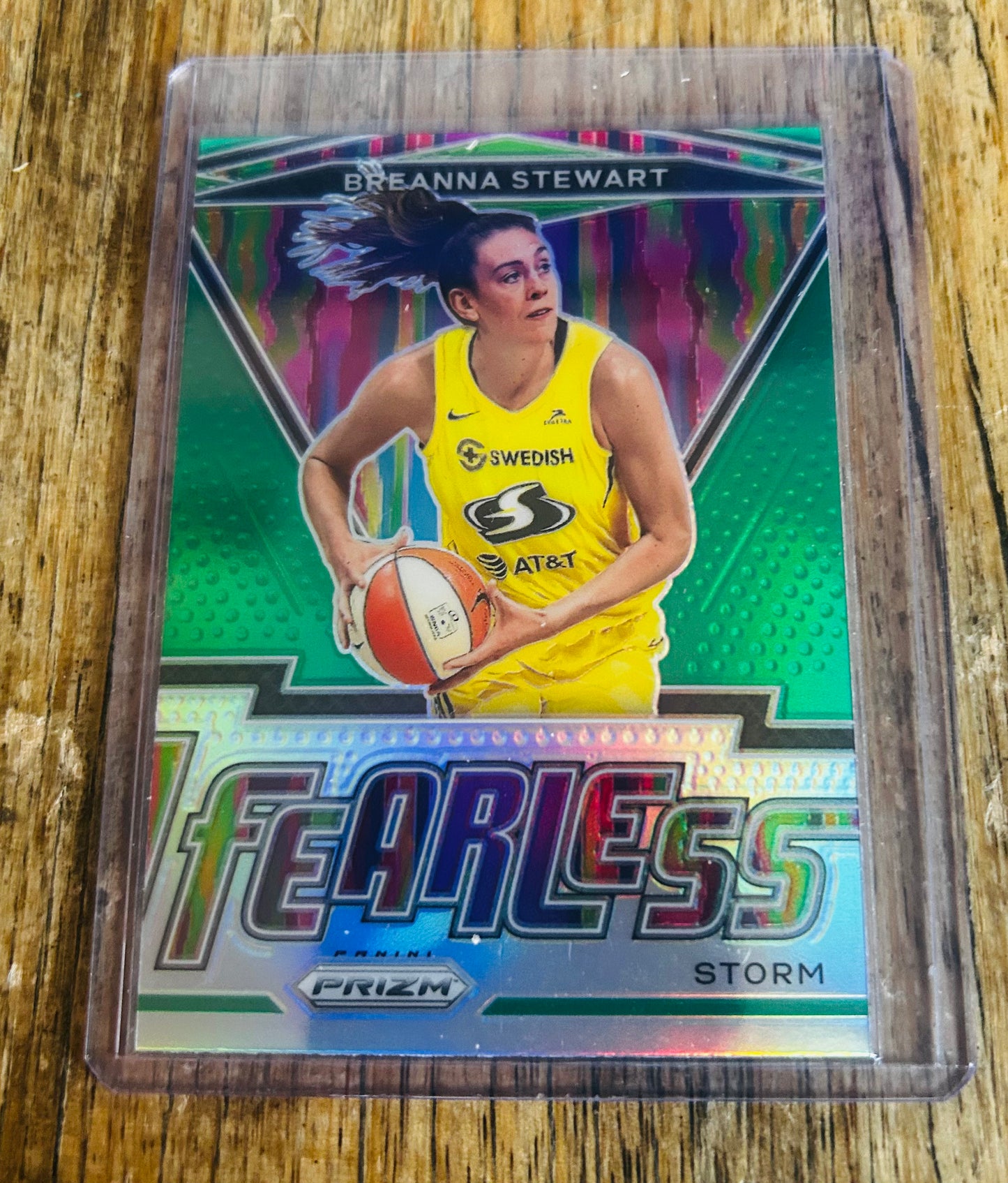 2021 Prizm Fearless Breanna Stewart  #19 (Green Prizm)